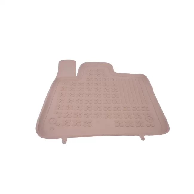 Rubber Floor Mat Beige suitable for Audi Q7 I 4L (2005-2015)