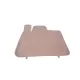 Rubber Floor Mat Beige suitable for Audi Q7 I 4L (2005-2015)