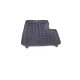 Floor mat Rubber Black suitable for FIAT 500X (2014-Up)