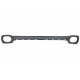 Rear Bumper Valance Diffuser and Square Exhaust Tips suitable for BMW X6 F16 V8 Design M-Tech Style