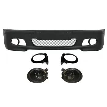Front Bumper suitable for BMW E46 Sedan Touring (1998-2004) M-Technik M-Tech M-Sport Model with Smoke Fog Lights