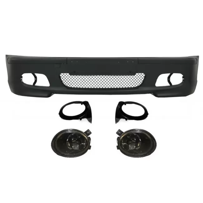 Front Bumper suitable for BMW E46 Sedan Touring (1998-2004) M-Technik M-Tech M-Sport Model with Smoke Fog Lights