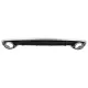 Rear Bumper Valance Diffuser and Exhaust Tips suitable for Audi A6 4G C7 Facelift (2015-2018) RS6 Design
