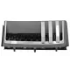 Side Vents Grilles suitable for Land Range Rover Vogue III L322 (2002-2012) Gray Piano Black Edition New Autobiography Design