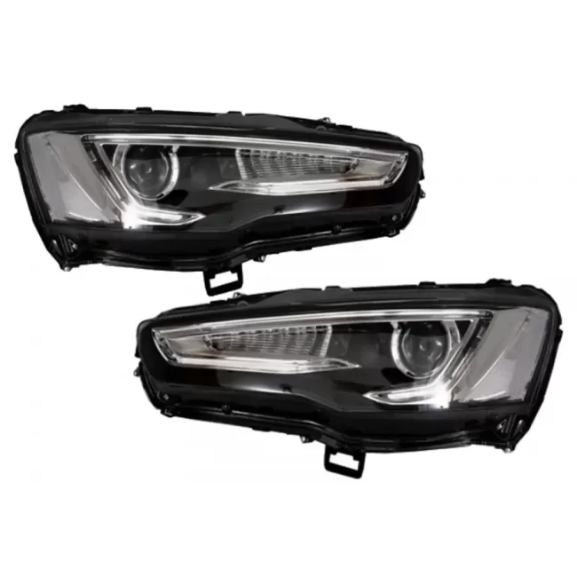 Headlights LED DRL suitable for Mitsubishi Lancer (2007-2017) Dual Projector Dynamic Sequential Signal
