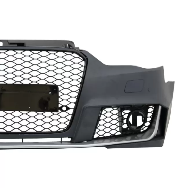 Front Bumper suitable for Audi A3 8V (2012-2015) Sedan Saloon Convertible RS3 Design Piano Black