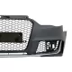Front Bumper suitable for Audi A3 8V (2012-2015) Sedan Saloon Convertible RS3 Design Piano Black