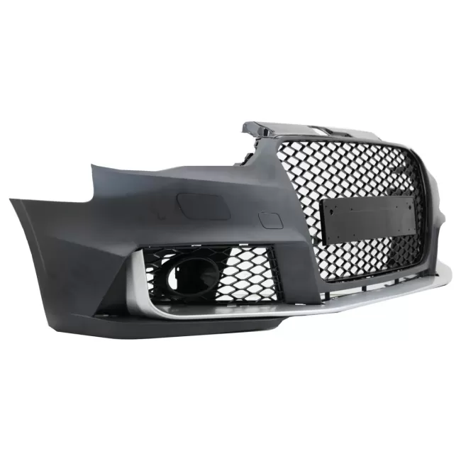 Front Bumper suitable for Audi A3 8V (2012-2015) Sedan Saloon Convertible RS3 Design Piano Black