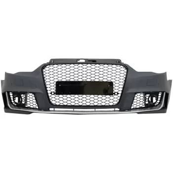 Front Bumper suitable for Audi A3 8V (2012-2015) Sedan Saloon Convertible RS3 Design Piano Black