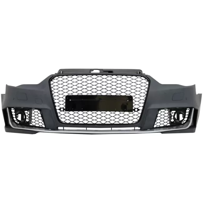 Front Bumper suitable for Audi A3 8V (2012-2015) Sedan Saloon Convertible RS3 Design Piano Black