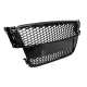 Badgeless Front Grille suitable for Audi A5 8T (2007-2011) RS Design Piano Black