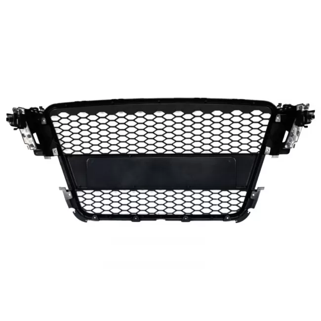 Badgeless Front Grille suitable for Audi A5 8T (2007-2011) RS Design Piano Black
