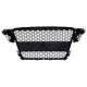 Badgeless Front Grille suitable for Audi A5 8T (2007-2011) RS Design Piano Black