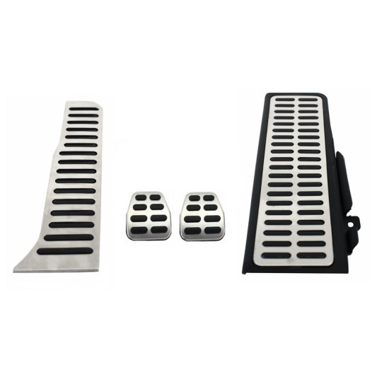 Kit of Pedal Footrest suitable for VW Golf 5 (2003-2007) Golf 6 (2008-2012) Scirocco (2008-2017) Sharan (2010-2016) Caddy (2004-2015) Skoda Octavia (2004-2013) Seat Leon 1P (2005-2012) Seat Toledo (20