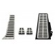 Kit of Pedal Footrest suitable for VW Golf 5 (2003-2007) Golf 6 (2008-2012) Scirocco (2008-2017) Sharan (2010-2016) Caddy (2004-2015) Skoda Octavia (2004-2013) Seat Leon 1P (2005-2012) Seat Toledo (20