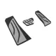Kit of Pedal Footrest suitable for BMW 5 Series F10 (2010+) BMW 6 Series F12 F13 (2012+) BMW X3 F25 (2011+) BMW X4 F26 (2014+) Automatic Gearbox