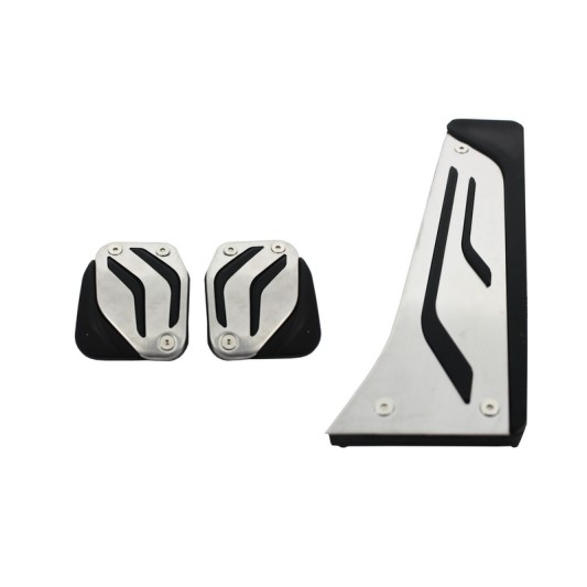 Kit of Pedal suitable for BMW 1 Series F20 (2011-up) 2 Series F22 (2014-up) 3 Series F30 (2011-up) 4 Series F32 (2013-up) X3 F25 (2011-up) X5 F15 (2013-up) X6 F16 (2016-up) Manual