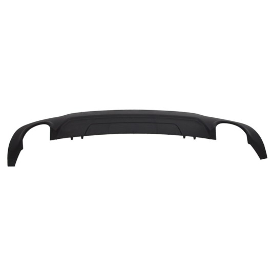 Rear Bumper Twin Single Outlet Diffuser suitable for MERCEDES C-Class W204 (2011-2014) C350 Style Sport Line