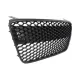 Front Grille suitable for Audi R8 (2007-2012) Honeycomb Piano Black