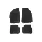 Rubber Floor Mat Black suitable for CHEVROLET Spark II 2010-2013