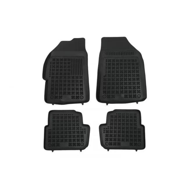 Rubber Floor Mat Black suitable for CHEVROLET Spark II 2010-2013