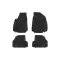 Floor mat black suitable for CHEVROLET Trax 2013-; suitable for OPEL Mokka 2012-
