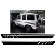 Side Decals Sticker Vinyl Matte Black suitable for Mercedes G-class W463 (1989-2017)