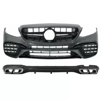 Body Kit suitable for Mercedes E-Class W213 (2016-2019) E63 Design Exhaust Muffler tips