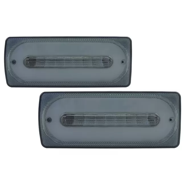LED Taillights Light Bar suitable for Mercedes G-class W463 (1989-2015) Smoke Dynamic Sequential Turning Lights