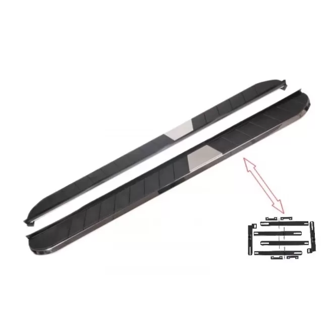 Brackets Running Boards Side Steps suitable for MITSUBISHI Outlander III (2012-up) & MITSUBISHI ASX (2010-up)
