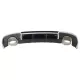 Rear Bumper Valance Diffuser with Exhaust Tips suitable for Audi A3 8V Hatchback Sportback (2012-2015) RS3 Design