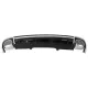 Rear Bumper Valance Diffuser Exhaust Tips suitable for Audi A4 B9 8W (2016-2018) Sedan Avant RS4 Design