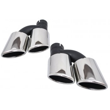 Exhaust Muffler Tips Tail Pipes suitable for Audi A3 A4 A5 A6 A7 A8 to S3 S4 S5 S6 S7 S8 SQ3 S-Design