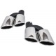 Exhaust Muffler Tips Tail Pipes suitable for Audi A3 A4 A5 A6 A7 A8 to S3 S4 S5 S6 S7 S8 SQ3 S-Design