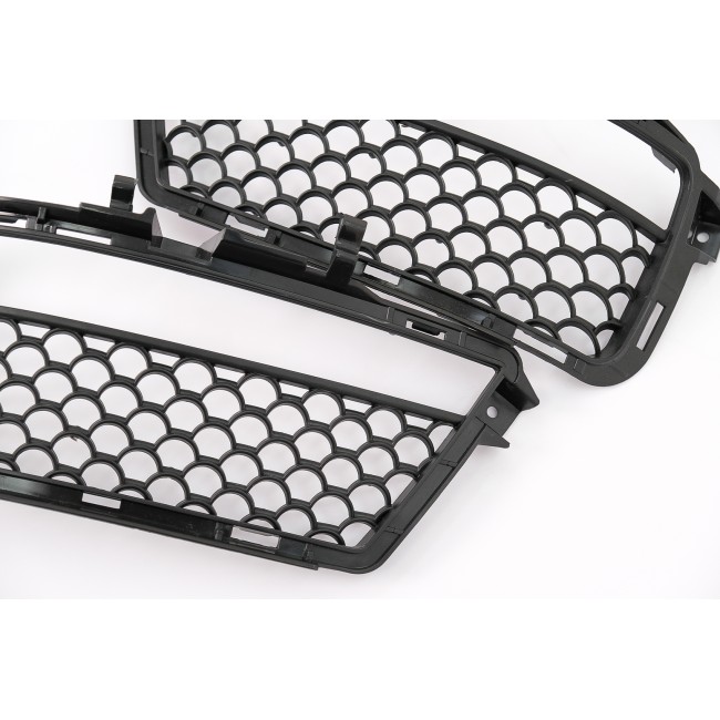 Front Bumper Side Grilles Fog Light DRL suitable for Mercedes S-Class W221 (2005-2012) S63 S65 Design