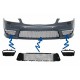Front Bumper Central-Lower Grille and Side Grilles suitable for Mercedes S-Class W221 (2005-2012) S63 S65 Design