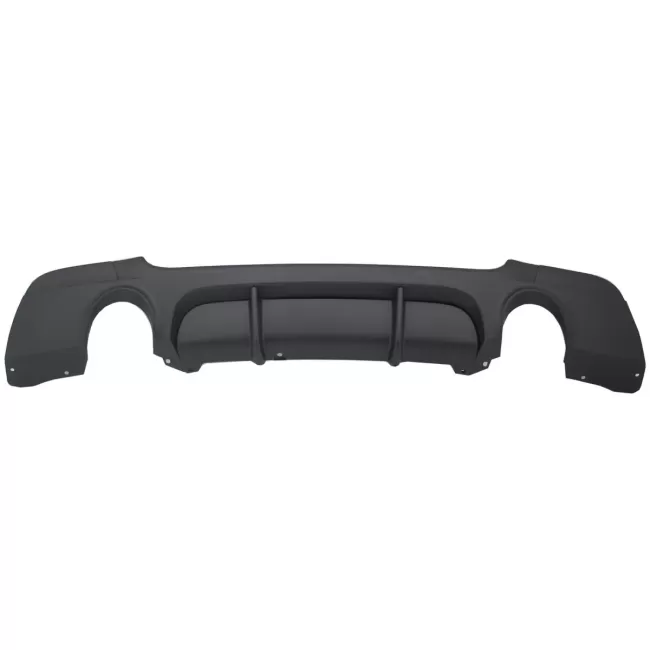 Rear Bumper Diffuser suitable for BMW 3 Series E92 Coupe E93 Cabrio (2006-2014) M Performance Design Twin Single Outlet