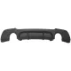 Rear Bumper Diffuser suitable for BMW 3 Series E92 Coupe E93 Cabrio (2006-2014) M Performance Design Twin Single Outlet