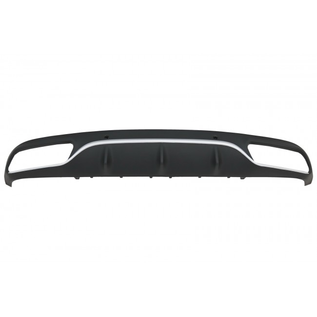 Rear Bumper Valance Diffuser suitable for Mercedes C-Class C205 A205 Coupe Cabriolet (2014-2019) C63 Design
