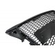 Badgeless Front Grille suitable for Audi A3 8P Facelift (2007-2012) RS Design Honeycomb Piano Black Grille With PDC Covers