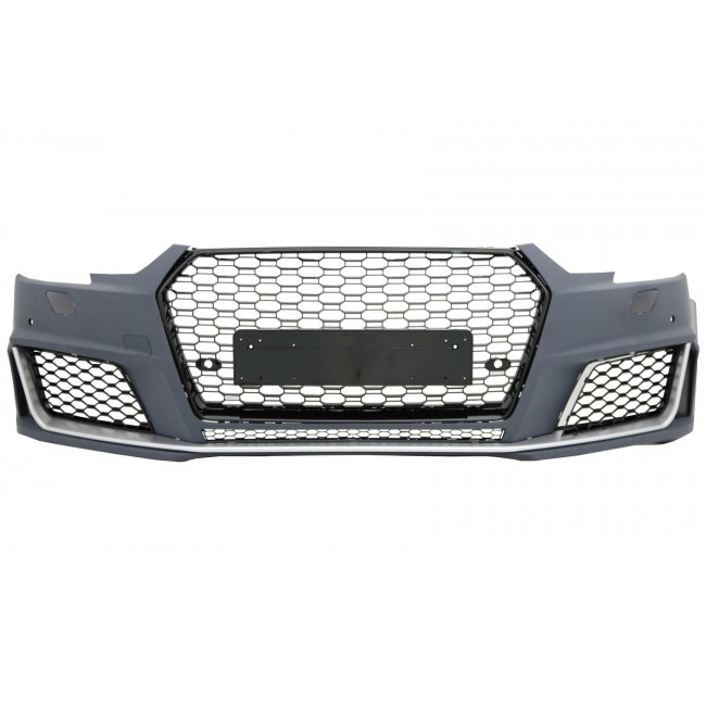 Front Bumper with Grille suitable for Audi A4 B9 8W (2016-2018) Quattro RS4 Design