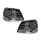Taillights LED suitable for Toyota Land Cruiser FJ200 J200 (2007-2011) Black and White