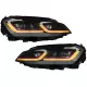 LED Headlights suitable for VW Golf 7 VII (2012-2017) Facelift G7.5 GTI Look with Sequential Dynamic Turning Lights