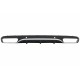 Rear Bumper Valance Diffuser with Exhaust Muffler Tips suitable for Mercedes C-Class C205 A205 Coupe Cabriolet (2014-2019) C63 Design