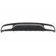 Rear Bumper Valance Diffuser with Black Exhaust Muffler Tips suitable for Mercedes C-Class C205 A205 Coupe Cabriolet (2014-2019) C63 Design