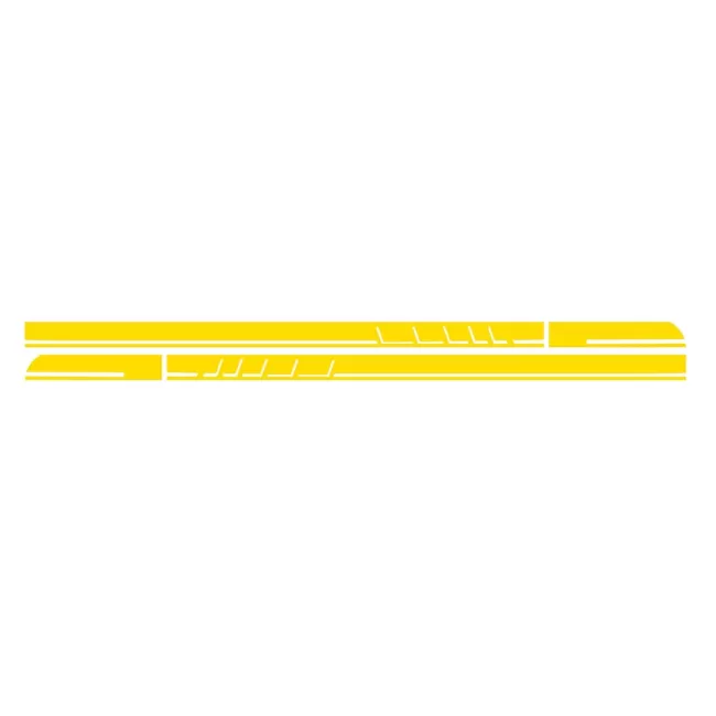 Side Decals Sticker Vinyl Matte Yellow suitable for Mercedes CLA W117 C117 X117 (2013-2016) A Class W176 (2012-up) 45 Design Edition 1