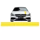 Set Sticker Matte Yellow Upper Bonnet Roof & Tailgate suitable for Mercedes CLA W117 C117 X117 (2013-2016) A Class W176 (2012-2018)