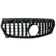 Front Central Grille suitable for Mercedes CLA C117 X117 W117 Facelift (2016-2018) CLA45 GT-R Panamericana Design Full Black