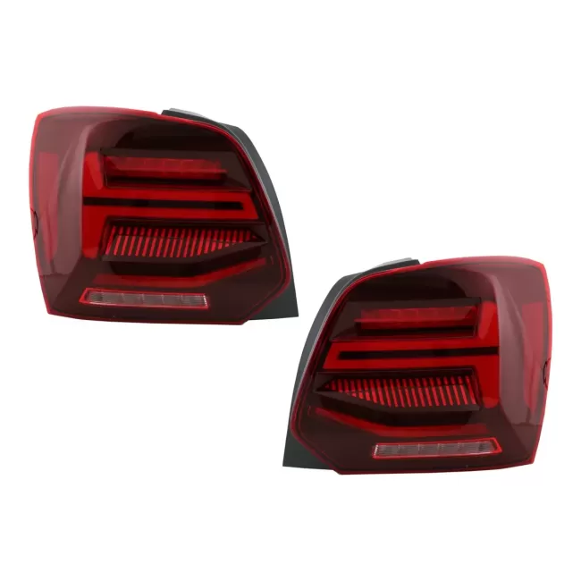 Taillights Full LED suitable for VW Polo 6R 6C 61 (2011-2017) Sequential Dynamic Turning Lights Vento Look
