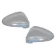 Mirror Covers suitable for Audi A4 B9 (2016-) Extinction Aluminium Plated Complete Housing With Side Assist